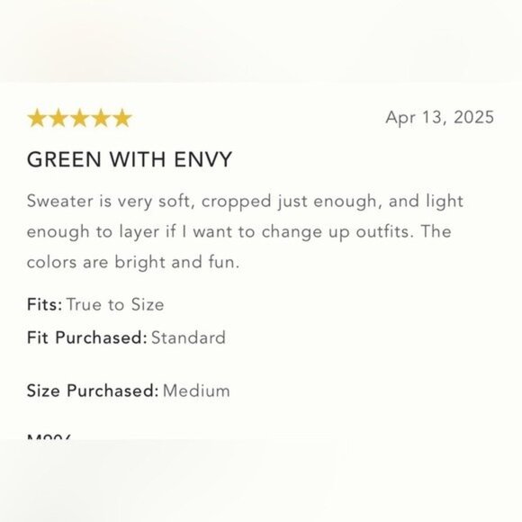 NWT Size XL -  Anthropologie 100% Cashmere Milan Sweater in Green (NWT US$ 180) - Picture 8 of 16